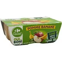 Carrefour, Compote pomme banane