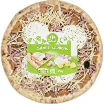 Carrefour, Pizza chèvre lardons