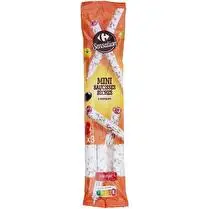 Carrefour, Mini Saucisses Sèches à croquer
