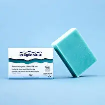 La ligne bleue, Savon certifié bio Menthe poivrée & Eucalyptus