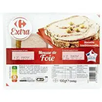 Carrefour, Mousse de foie