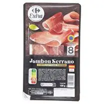 Carrefour, Jambon Serrano 8 tranches