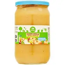Carrefour, Compote pomme vanille sans sucres ajoutés