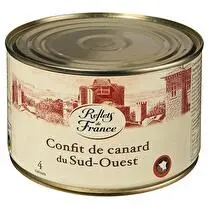 Reflets de France, Confit de canard du Sud-Ouest IGP - 4 cuisses