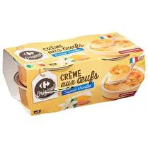 Carrefour, Crème aux oeufs saveur vanille