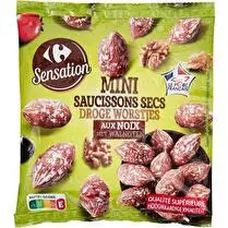 Carrefour, Mini saucissons secs Aux noix