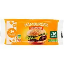 Carrefour, Fromage Cheddar pour Hamburger