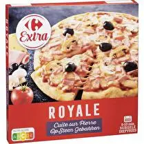 Carrefour, Pizza royale cuite au feu de bois