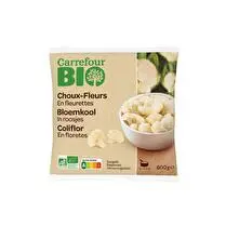Carrefour, Choux-fleurs en fleurettes BIO