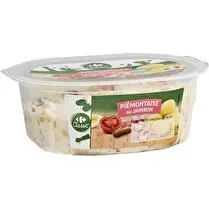 Carrefour, salade crudités piémontaise jambon