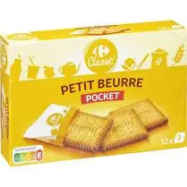 Carrefour, Biscuits Petit Beurre pockets