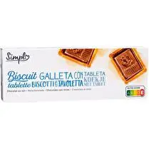 Simpl, Biscuits tablette chocolat au lait