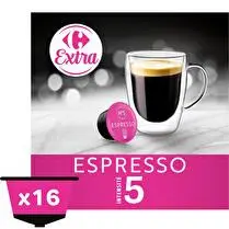 Carrefour, Capsules café espresso x16