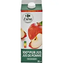 Carrefour, 100% pur jus Pomme
