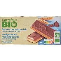 Carrefour, Biscuits chocolat au lait BIO