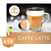 Carrefour, Capsules compatibles Dolce Gusto Latté - x 16