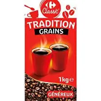 Carrefour, Café en grains  Tradition