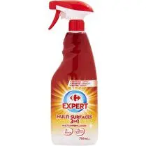 Carrefour, Nettoyant Ménager Cuisine Salle de Bain Sans Javel