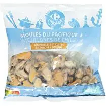 Carrefour, Moules du Pacifique Décoquillées et Cuites
