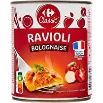 Carrefour, Ravioli bolognaise