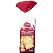 Carrefour, Brioche tranchée Pépites de chocolat