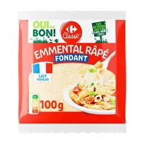 Carrefour, Emmental râpé Fondant