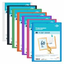 Carrefour, Protège documents personnalisable 60 vues 21x29,7 cm