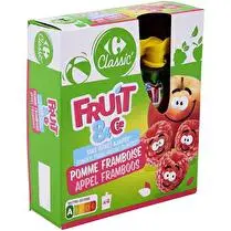 Carrefour, Compote pomme framboise sans sucres ajoutés