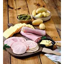 Fabriqué dans nos ateliers, Mix raclette charcuterie cuite