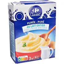Carrefour, Purée Au Lait Entier