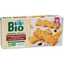 Carrefour, Biscuits bio  Pépites de chocolat