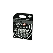 Carrefour, Piles alcaline i-tech LR06/AA