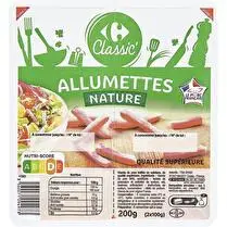 Carrefour, Allumettes nature