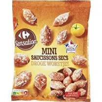 Carrefour, Mini saucissons secs Nature