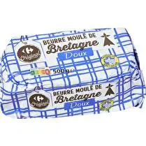 Carrefour, Beurre moulé de Bretagne doux