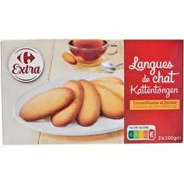 Carrefour, Biscuits langues de chat