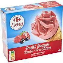 Carrefour, Cônes fruits rouges x6