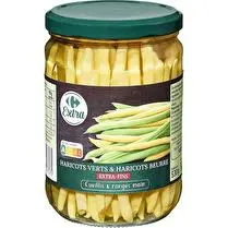 Carrefour, Haricots verts et haricots beurre Extra fins