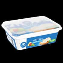 Carrefour, Fromage à tartiner nature à la crème et au lait pasteurisés