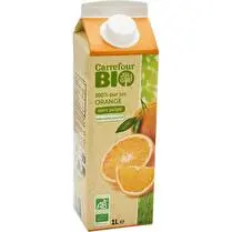 Carrefour, 100% pur jus orange sans pulpe