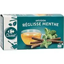Carrefour, Infusion réglisse menthe x25
