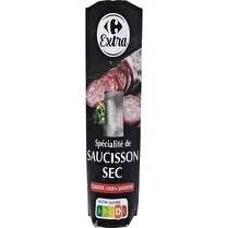 Carrefour, Spécialité de saucisson sec. Viande 100% jambon