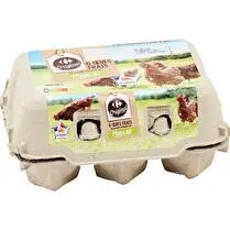 Carrefour, Oeufs frais poules plein air