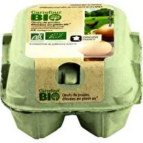 Carrefour, 4 oeufs de Plein Air Bio bio