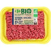 Carrefour, Viande hachée bio 5%