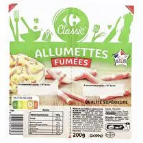 Carrefour, Allumettes fumées