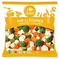 Carrefour, Mix 3 Légumes 1Kg