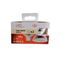 Carrefour, Ampoule led spot 50W GU5.3 12V