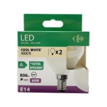Carrefour, Ampoule led fil sphérique 60W E14