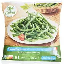 Carrefour, Haricots Verts Extra-fins précuits vapeur